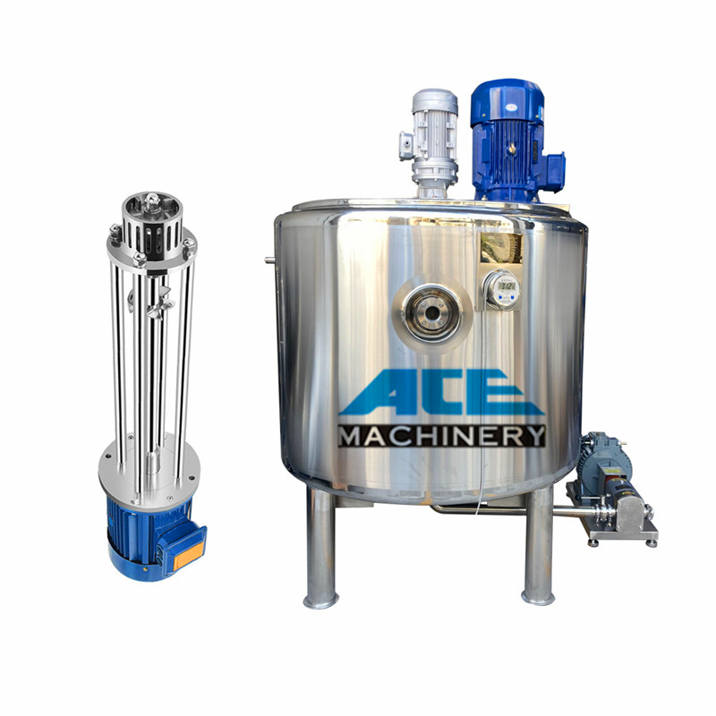 Liquid Syrup Paint Powder Emulsifier Emulsifying Tank High Shear Mixer Pump  Homogenizer Mixing Tank